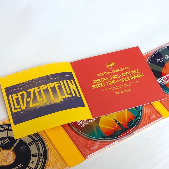 Led Zeppelin Celebration Day Deluxe Edition Four Discs Box Set (2CDs/2DVDs) - Picture 3 of 15